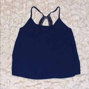 Charlotte Russe lace racerback